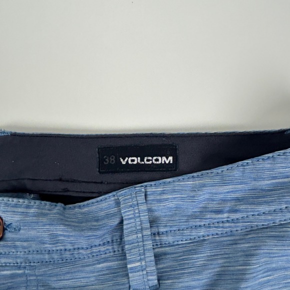 Volcom Shorts Mens 38* Surf & Turf Blue Lightweight‎ 4 Way Stretch *Flaws - Picture 5 of 14